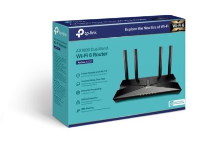 נתב אלחוטי TP-LINK ARCHER AX20 Wi-Fi 6