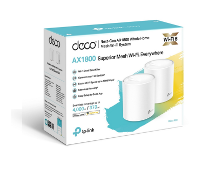 מגדיל טווח (2PACK) Deco X20 MESH AX1800 Wi-Fi 6 Tp-Link