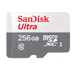 כרטיס זכרון SanDisk Ultra Micro SDSQUNR-256G-GN3MN בנפח 256GB