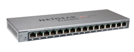 מתג מנוהל NETGEAR GS116Ev2 16 Port