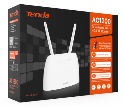  Tenda 4G07 AC1200 