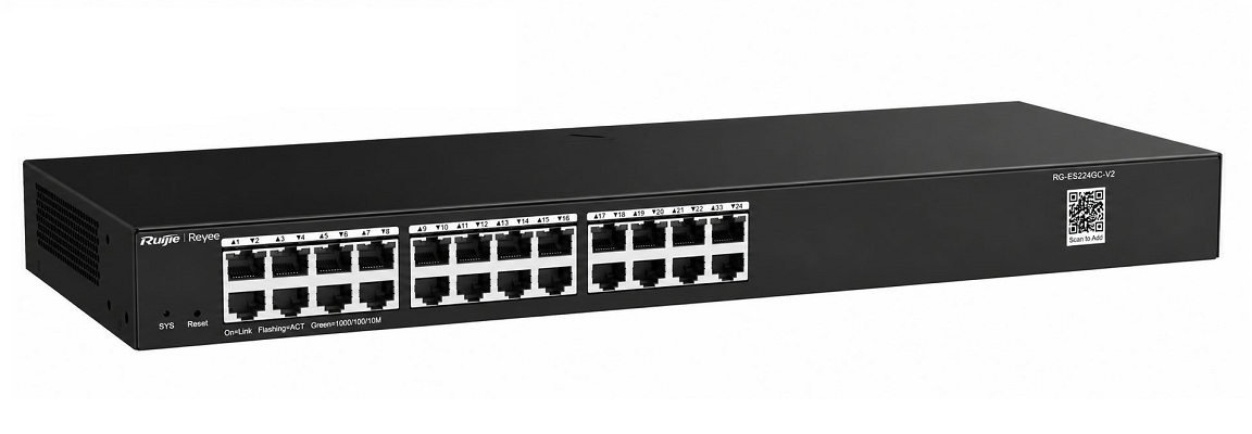 מתג מנוהל Ruijie RG-ES224GC-V2 24 Port Gigabit