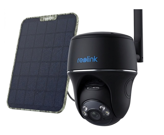 reolink go pt plus 4mp black + panel