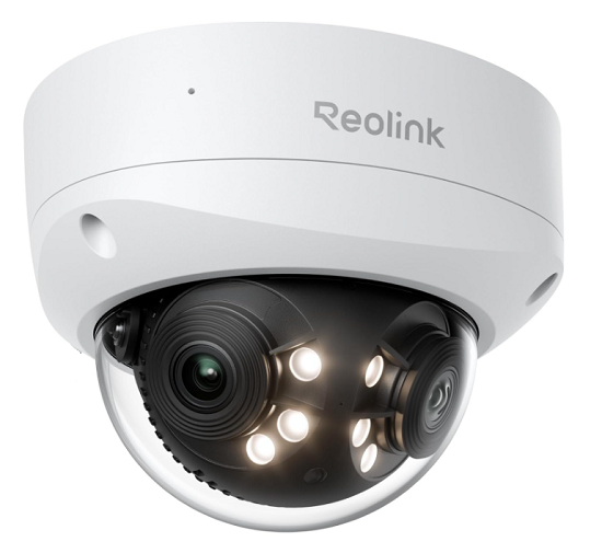 מצלמת כיפה Reolink Duo 3V PoE 16MP עדשה כפולה